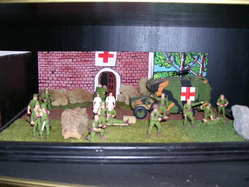 maquette de la marque tamiya:1/35. diorama.11, Enlèvement, Utilisé, 1:35 à 1:50, Diorama
