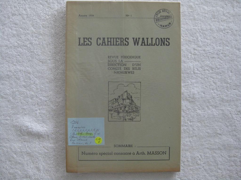 Namur Ville et Province – régional – Rèlis Namurwes - 1954, Enlèvement ou Envoi, Utilisé
