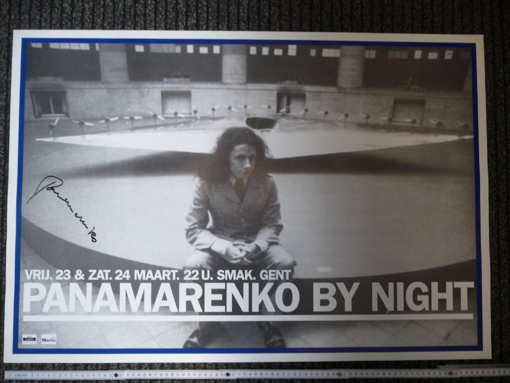 PANAMARENKO - AFFICHE ORIGINEEL GESIGNEERD, Ophalen of Verzenden