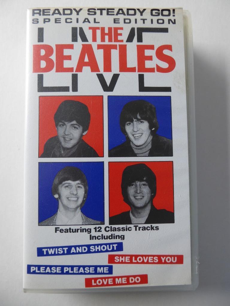 THE BEATLES : READY STEADY GO! - LIVE (VHS VIDEO), Alle leeftijden, Ophalen of Verzenden, Zo goed als nieuw, Muziek en Concerten