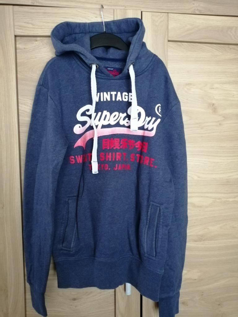 Superdry hoodie heren maat XS, Blauw, Ophalen of Verzenden, Gedragen, Maat 46 (S) of kleiner