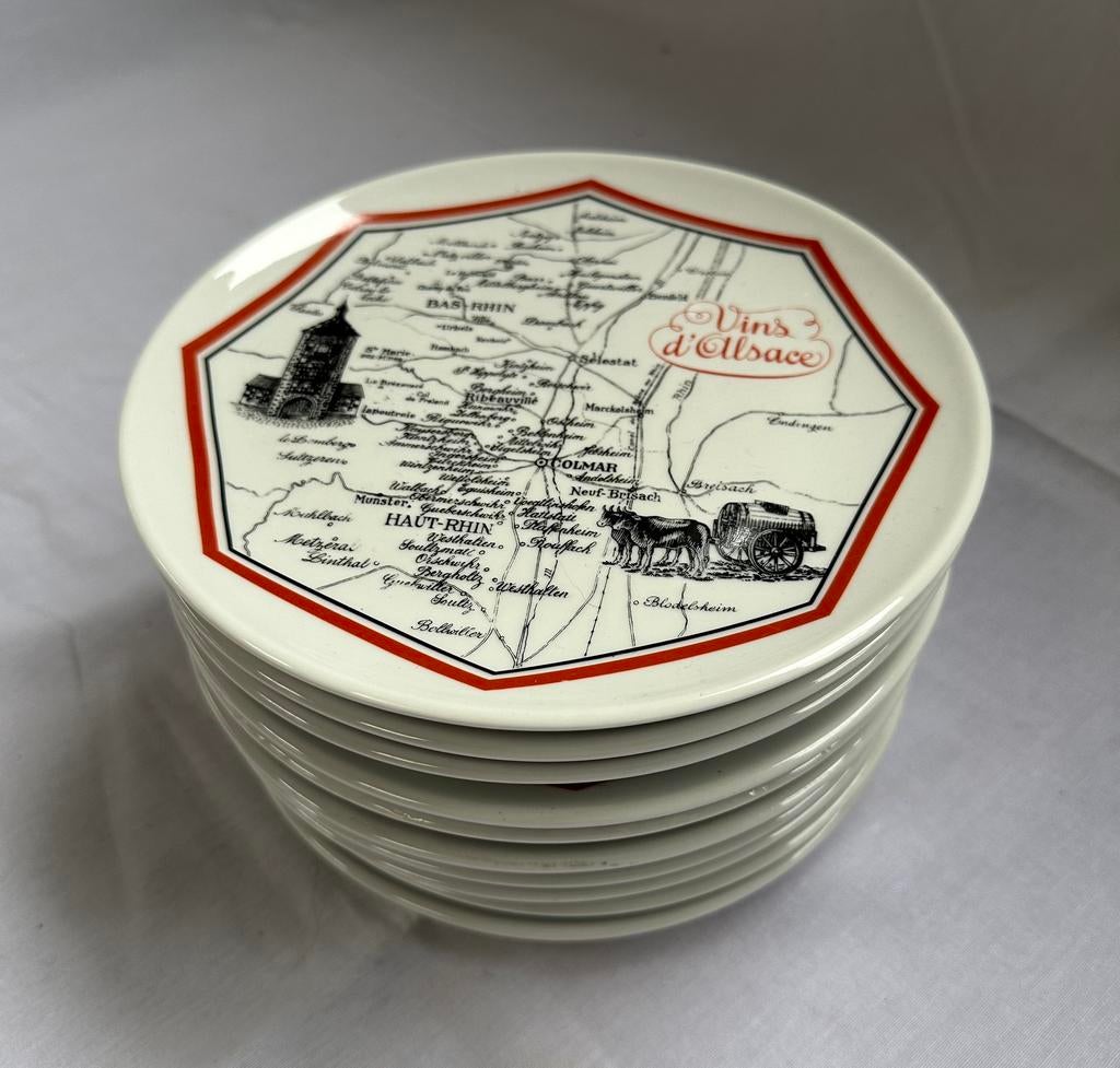 Servies Bistrot Jacques Lobjoy 10 stuks D’auteuil, Antiek en Kunst, Antiek | Servies los, Ophalen of Verzenden