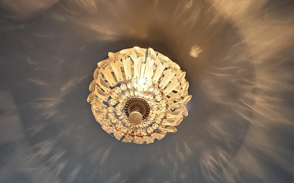 Kristallen plafondlamp, Ophalen, Gebruikt