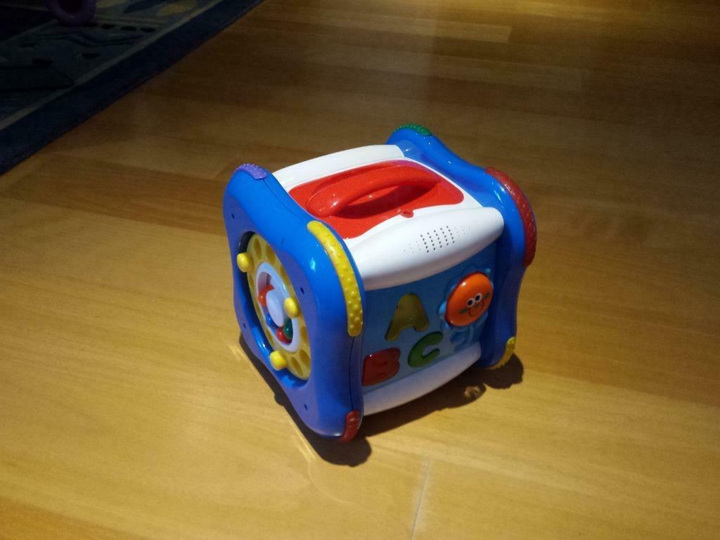 Chicco Sprekende/Zingende Kubus, Kinderen en Baby's, Ophalen of Verzenden, Zo goed als nieuw, Ontdekken, Met licht