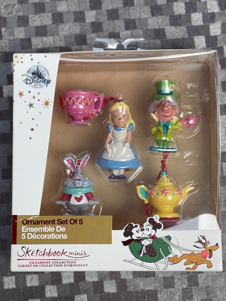 Alice in wonderland ornamenten, Ophalen of Verzenden, Overige figuren, Nieuw, Beeldje of Figuurtje