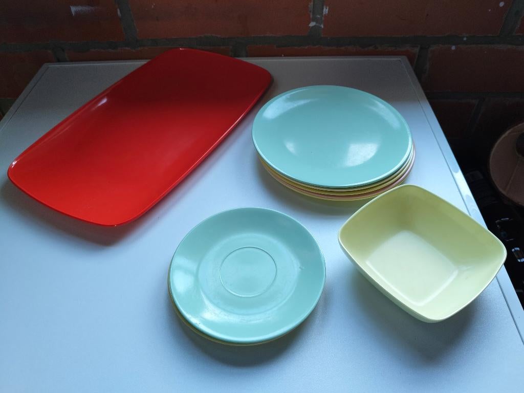 vaisselle robuste en plastique, Caravanes & Camping, Enlèvement