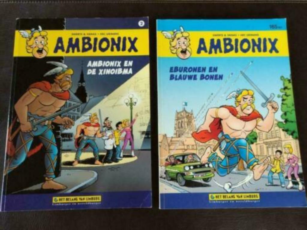 Ambionix - 2 strips., Boeken, Stripverhalen, Gelezen, Ophalen of Verzenden, Meerdere stripboeken, Swerts & Vanas - Hec Le