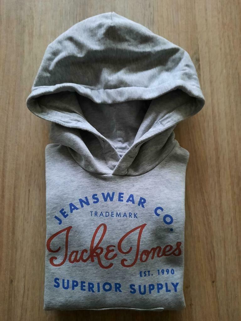 Grijze trui Jack Jones maat 128, Kinderen en Baby's, Ophalen of Verzenden, Zo goed als nieuw