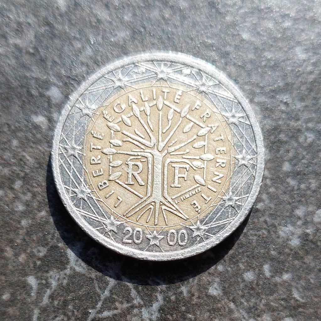 2 euro Frankrijk 2000 Liberte Egalite Fraternite 🇨🇵, Postzegels en Munten, Munten | Europa | Euromunten, Ophalen of Verzenden