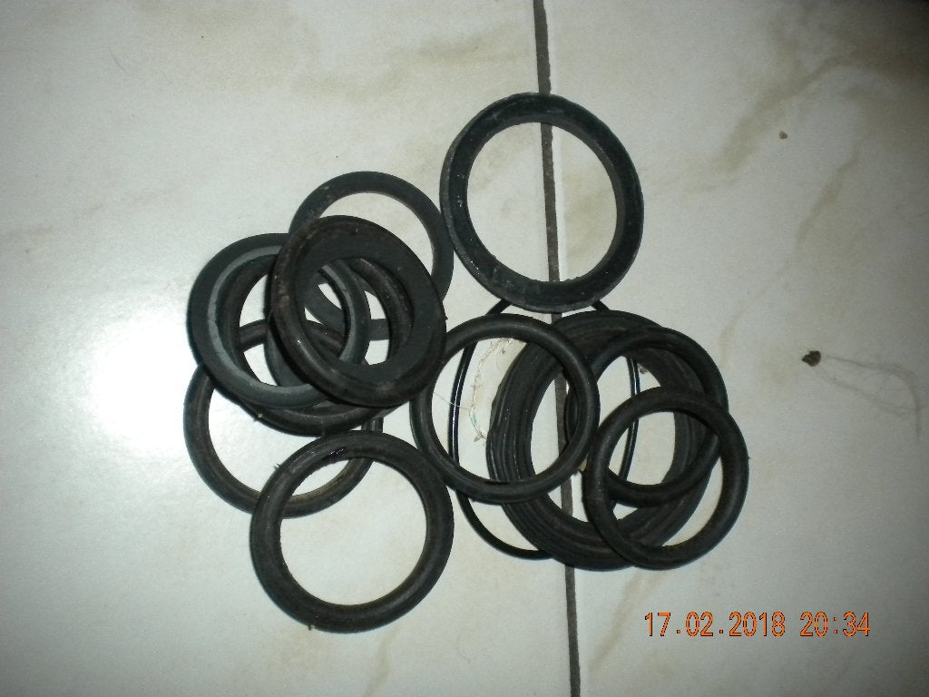 Rubberen ringen / dichtingen, Enlèvement