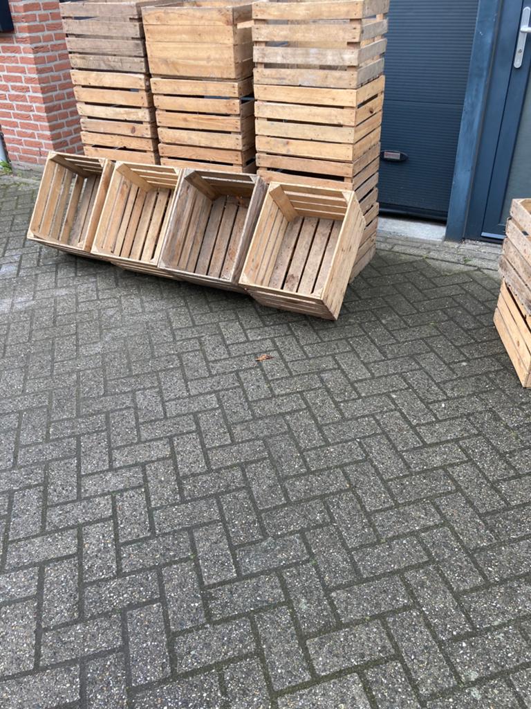 Fruitkistjes ,veilingkistjes ,appelkistjes ,10 voor 60 euro, Huis en Inrichting, Ophalen, Gebruikt