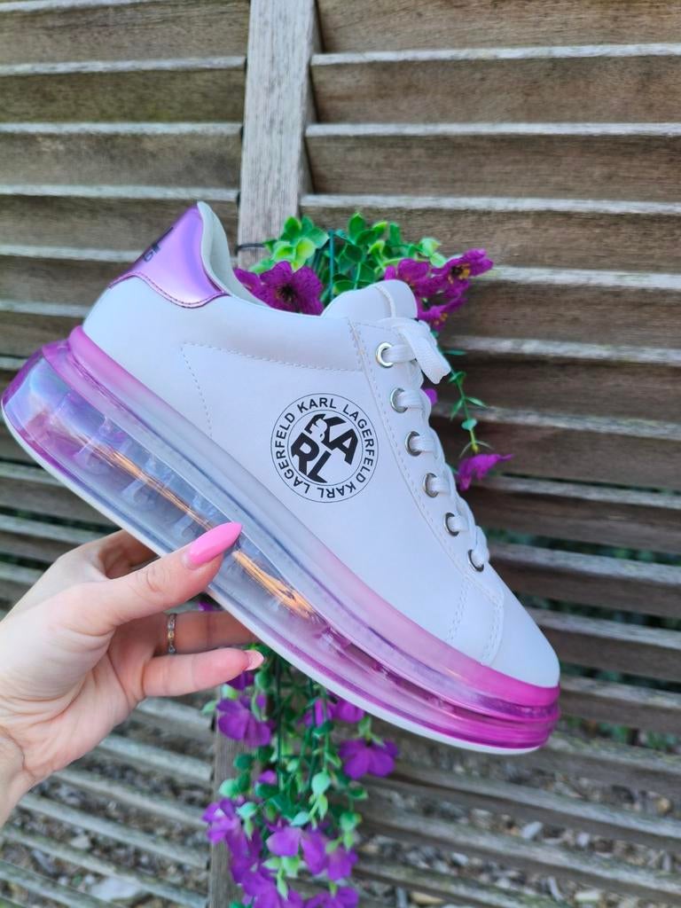 Karl Lagerfeld sneakers maat 36, Kleding | Dames, Ophalen, Karl Lagerfeld, Wit, Zo goed als nieuw