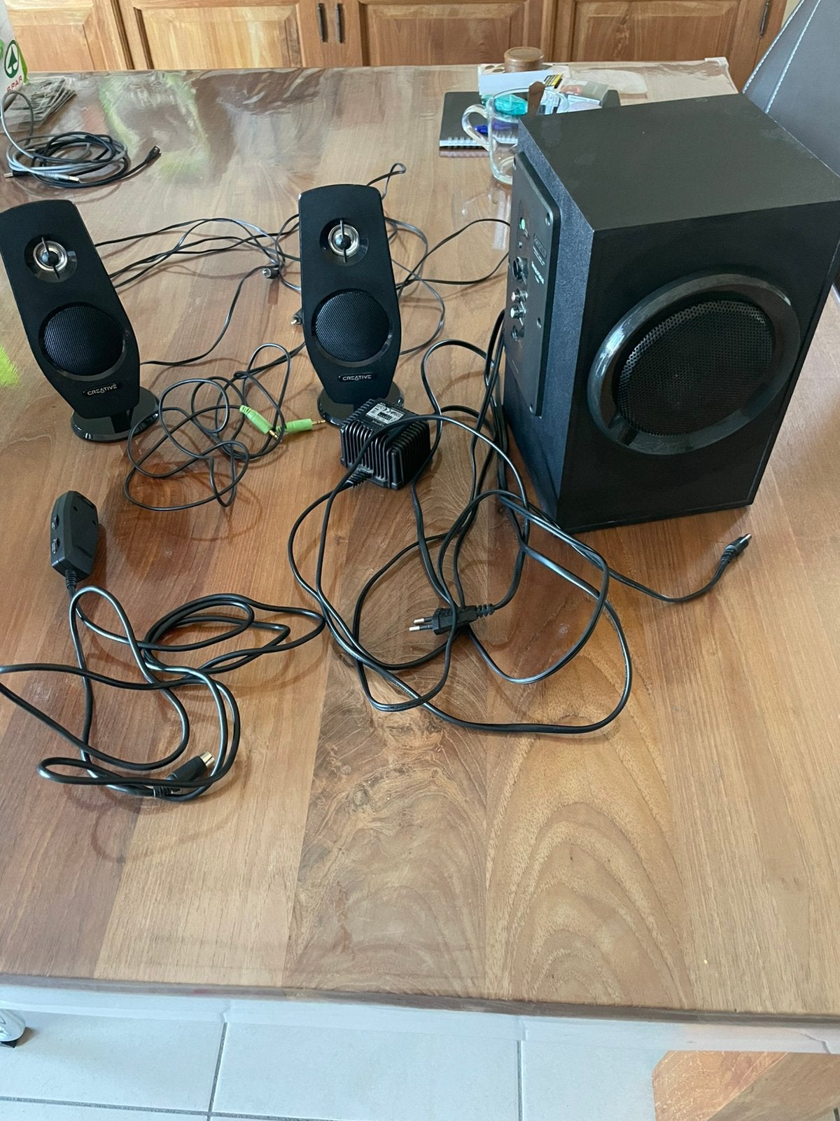 Creative Inspire T3030 2.1 speakers,subwoofer, Ophalen, Zo goed als nieuw