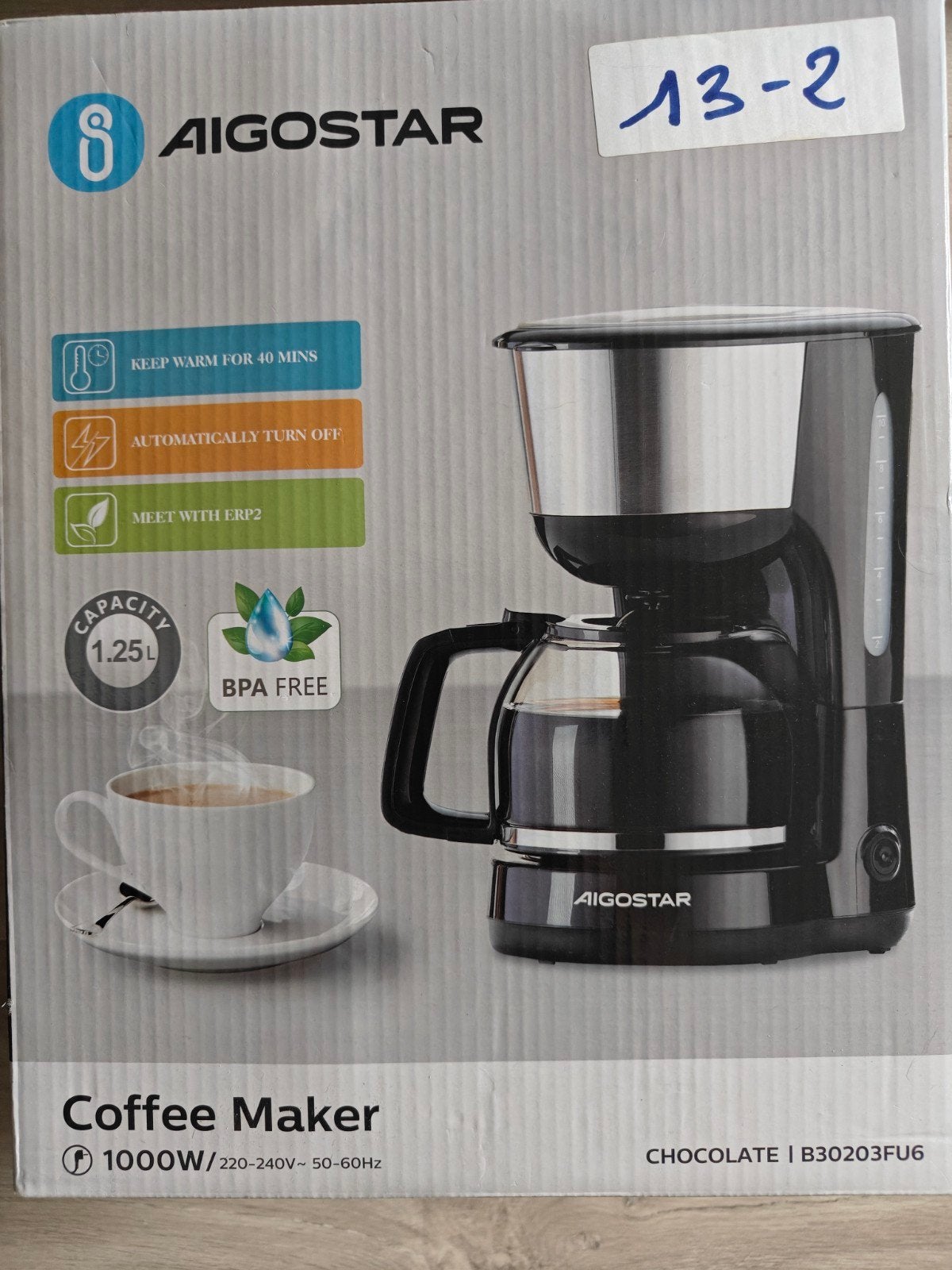 Aigostar koffiezet, Ophalen of Verzenden, Gemalen koffie