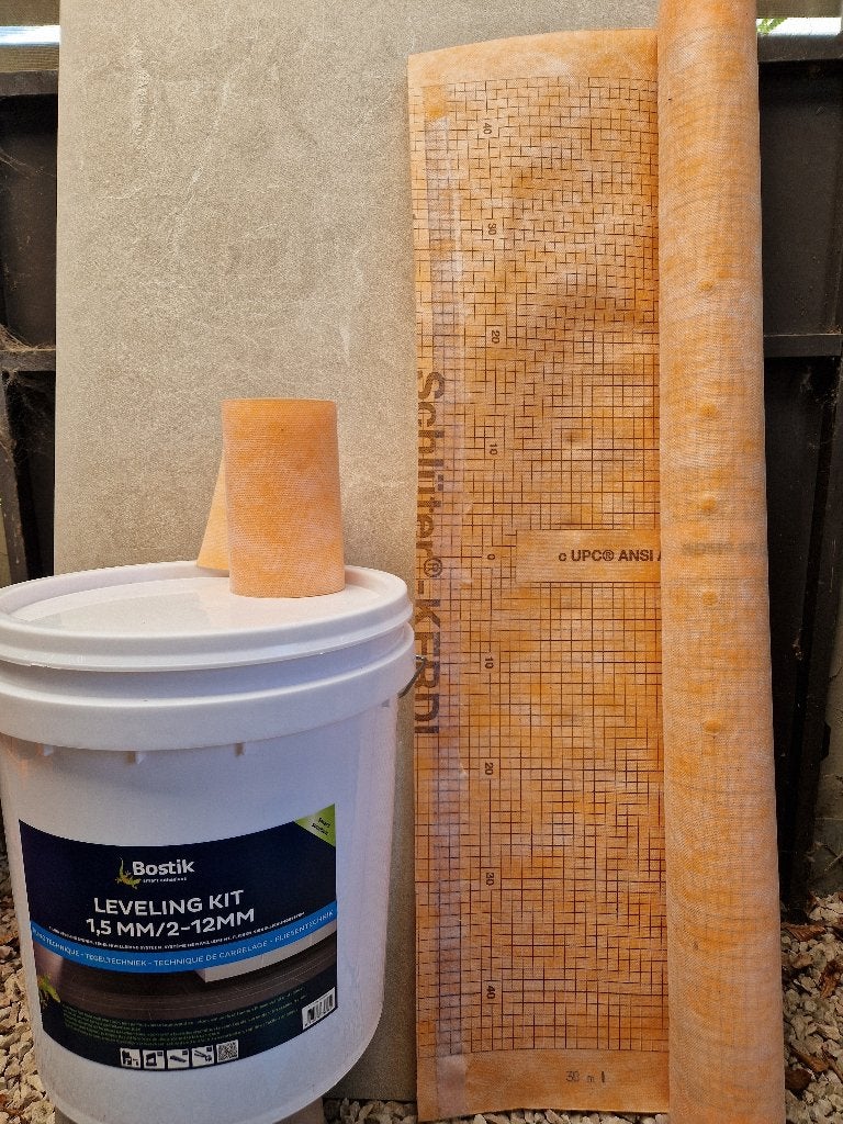 Kerdi-doek + levelingkit, Bricolage & Construction, Dalles & Carrelages, Neuf, Carrelage mural, Autres matériaux, Enlèvement