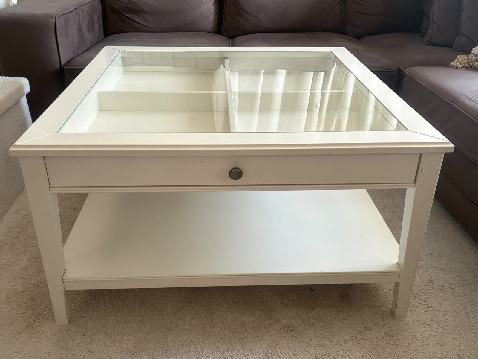 Table basse 120cm x 75 x 45, Enlèvement, Utilisé