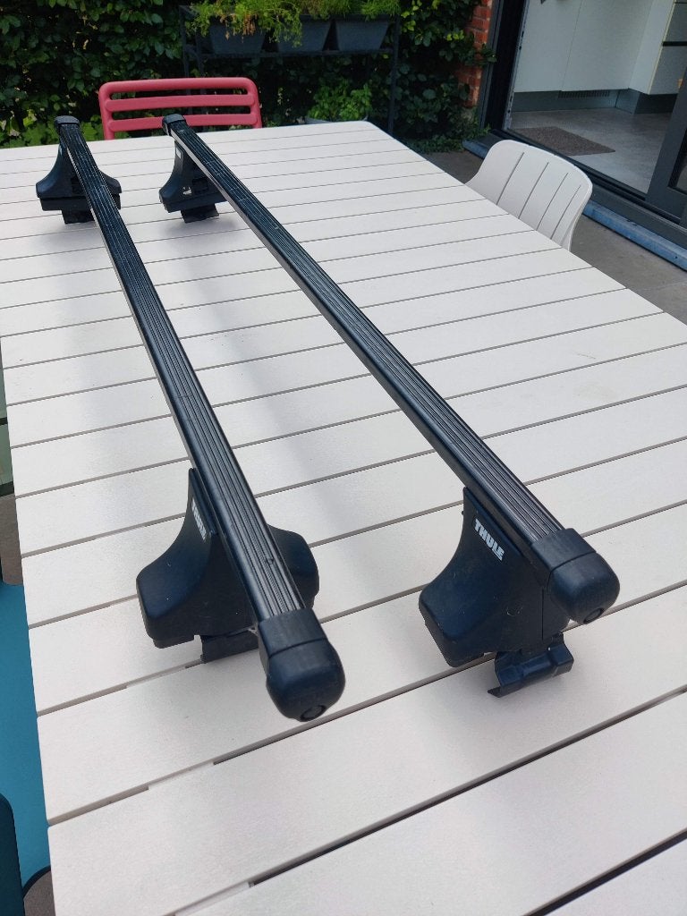 Thule Dakdrager Square Bar Evo, Ophalen, Gebruikt