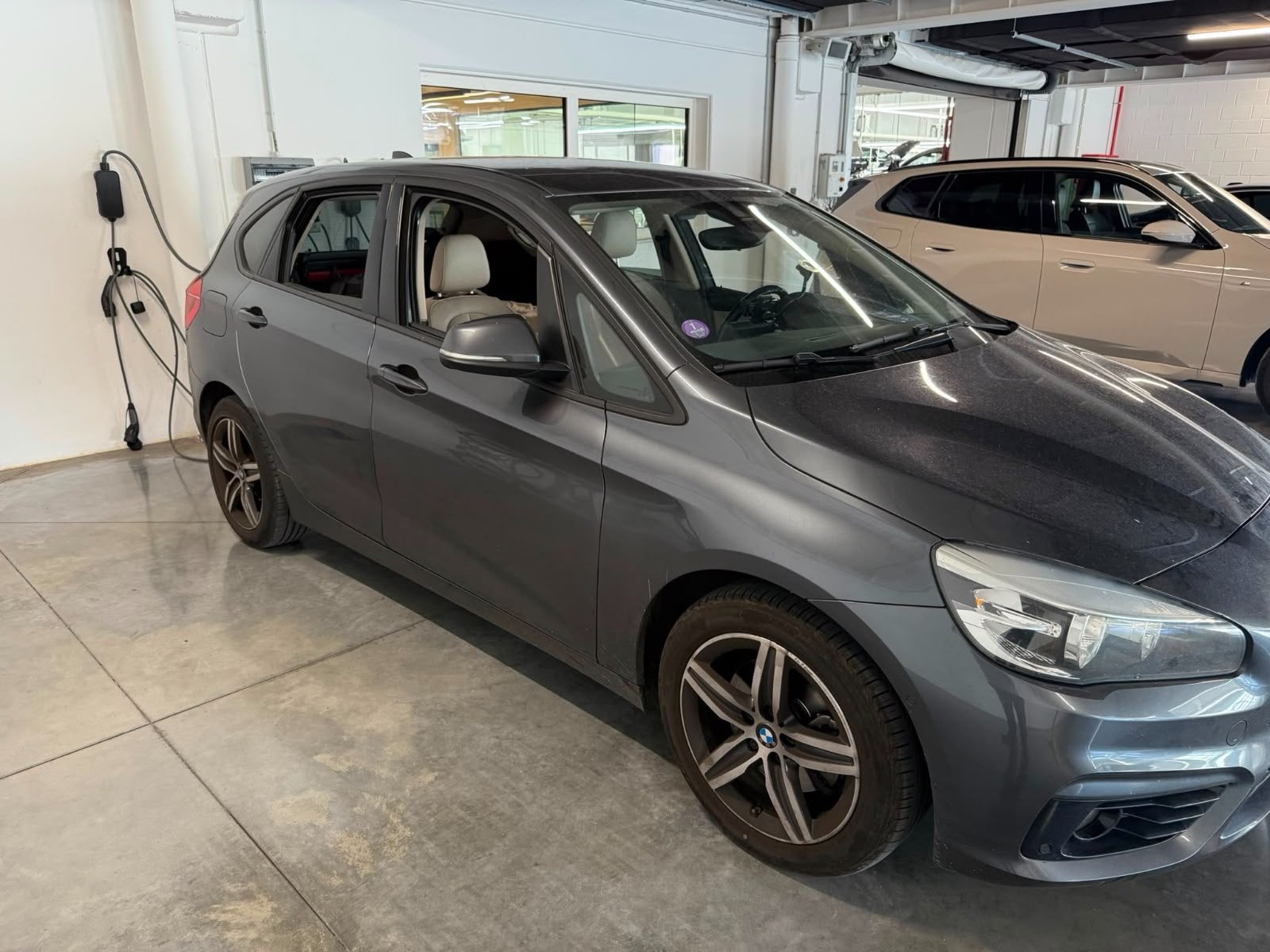 BMW 218I BENZINE AUTOMAAT!!, Auto's, 1995 cc, 2 Reeks, Blauw, Leder