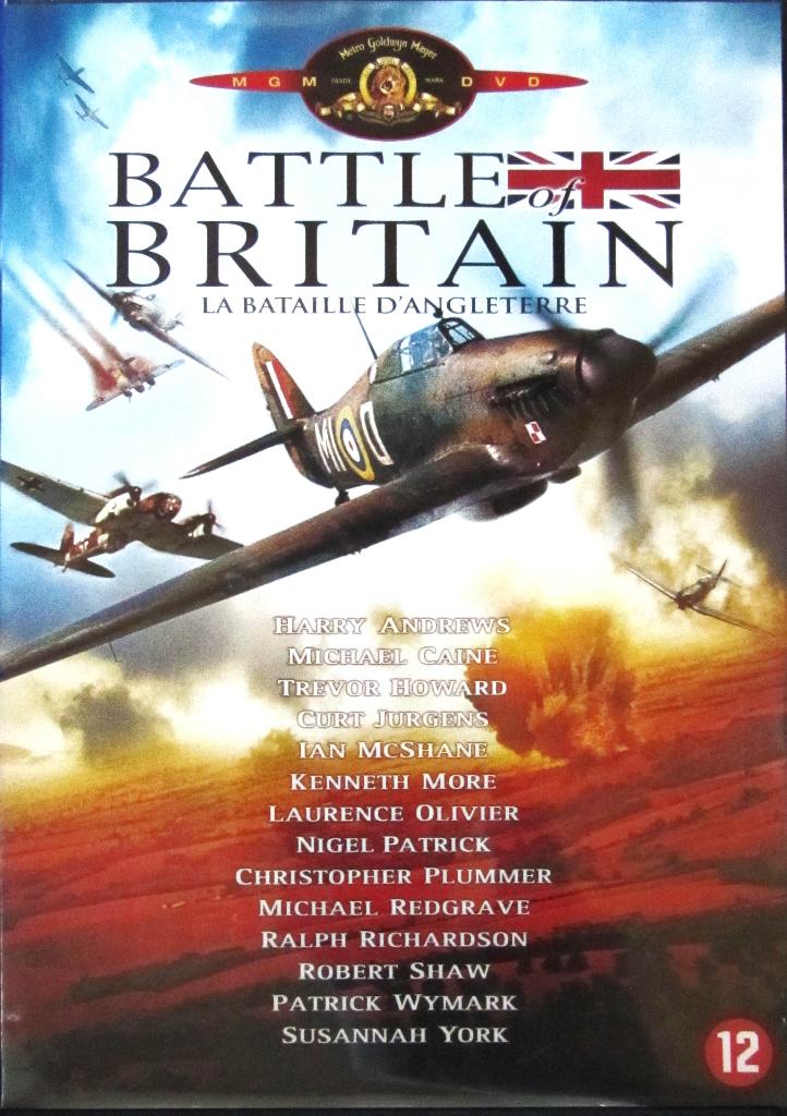 DVD OORLOG- BATTLE OF BRITTAIN ( ROBERT SHAW ....)- 1969, Cd's en Dvd's, Alle leeftijden, Ophalen of Verzenden, Zo goed als nieuw