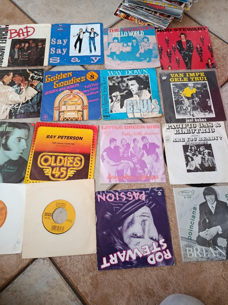 Lot 3 de 64 singles, Enlèvement ou Envoi, Utilisé, 7 inch, Autres genres