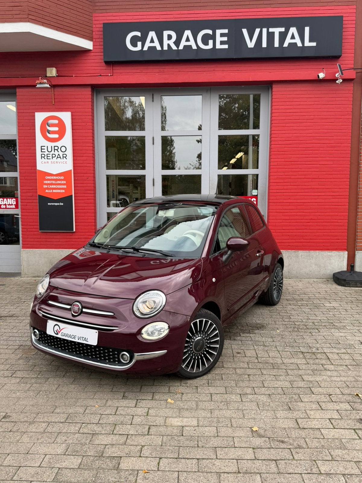 Fiat 500 1.2 Benzine | 2017 | 68k km | Grote Beurt + D.Riem, Auto's, Voorwielaandrijving, 4 zetels, Stof, https://public.car-pass.be/vhr/6993c791-9cd1-4093-b47b-5e9429e5e1e0