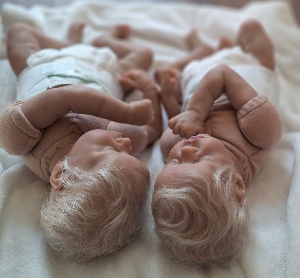 Reborn  tweeling, Enlèvement ou Envoi, Neuf, Réaliste ou Reborn