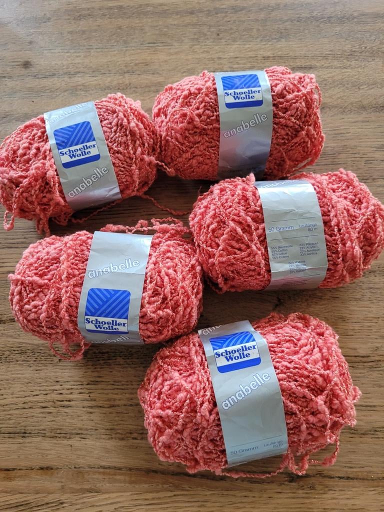 5 pelotes fil tricot  schoeller neuves, Hobby & Loisirs créatifs, Enlèvement ou Envoi, Tricot