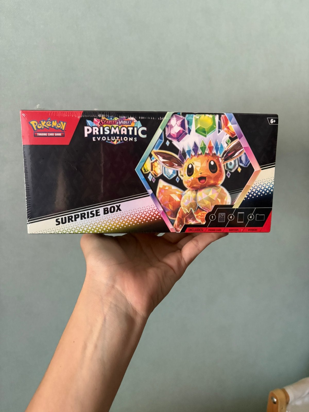 Sealed suprise box prismatic evolutions, Ophalen of Verzenden, Nieuw