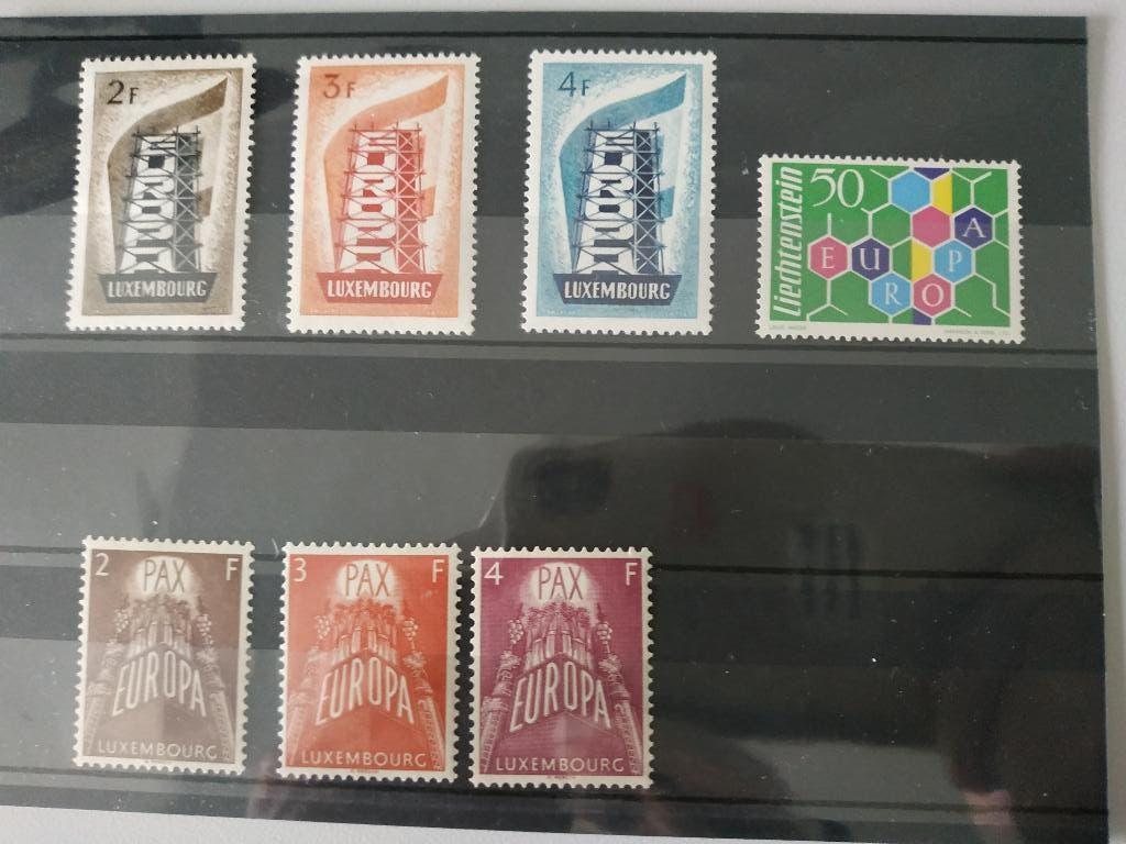 EUROPA CEPT LUXCEMBURG 1956/57 +Lichtenstein POSTFRIS/ MNH, Postzegels en Munten, Postzegels | Europa | België, Ophalen of Verzenden