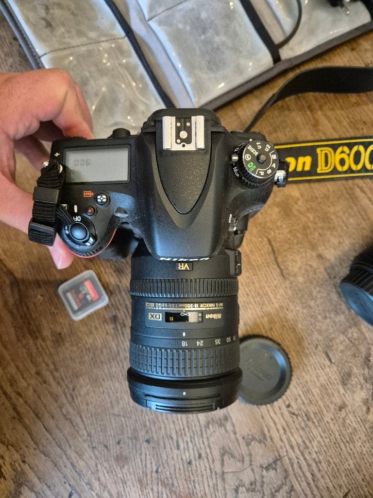 Nikon D600 + 3 lenzen + SB-910 + originele grip en fototas, TV, Hi-fi & Vidéo, Enlèvement, Utilisé, Nikon, Reflex miroir