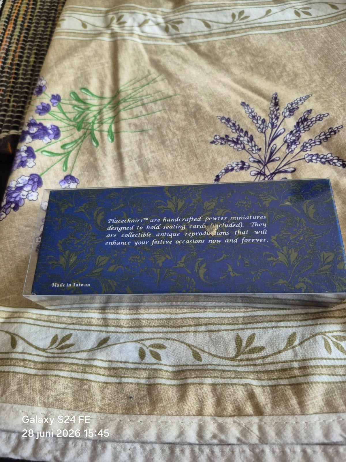 Placer des chaises, Maison & Meubles, Nappes, Fait à la main, Enlèvement ou Envoi