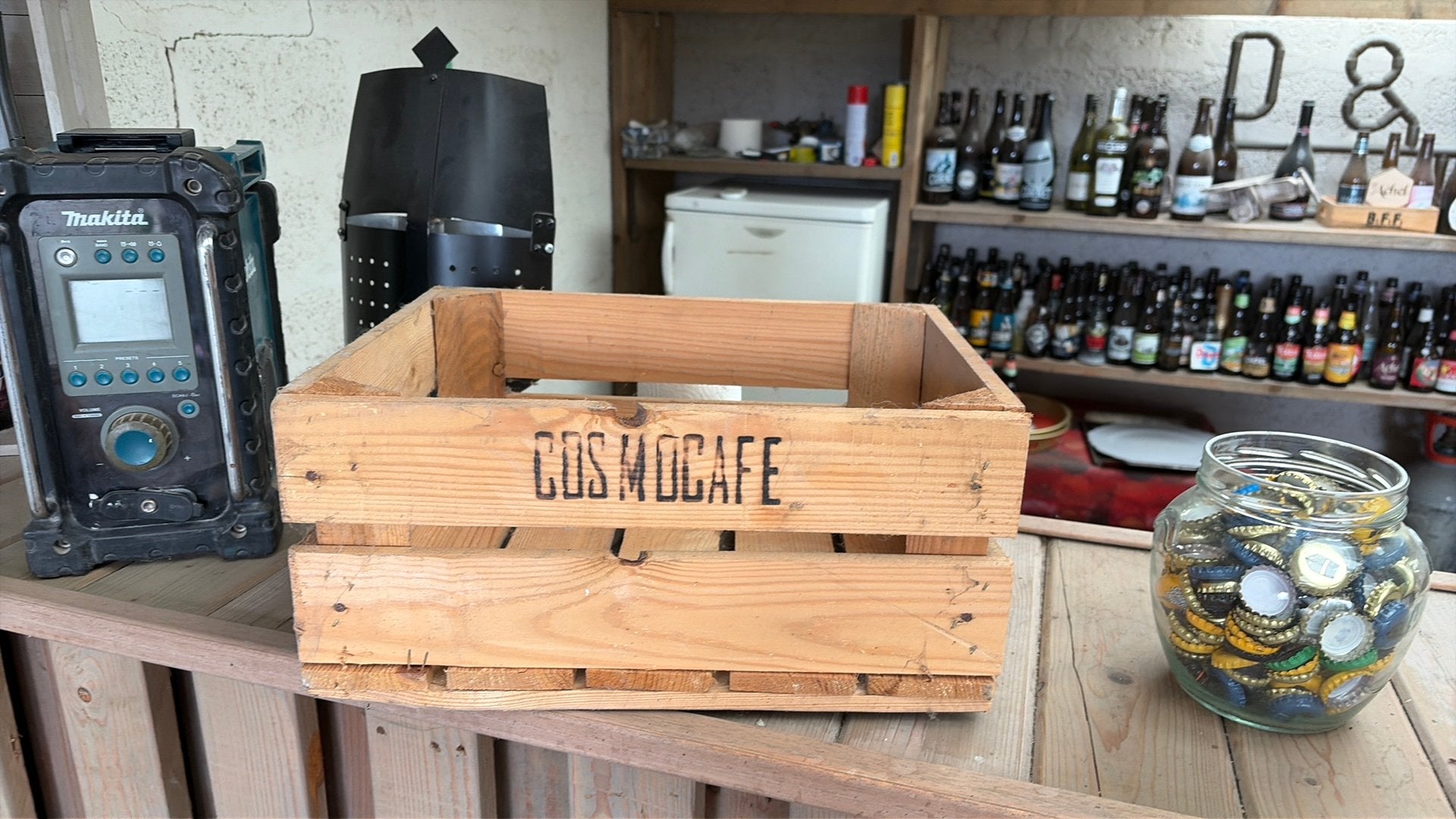 Klein houten bakje, Ophalen, Gebruikt