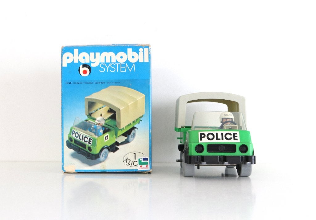 3233 PLAYMOBIL VINTAGE B SYSTEM : Camion Police KLICKY 1976, Kinderen en Baby's, Speelgoed | Playmobil, Ophalen of Verzenden, Zo goed als nieuw