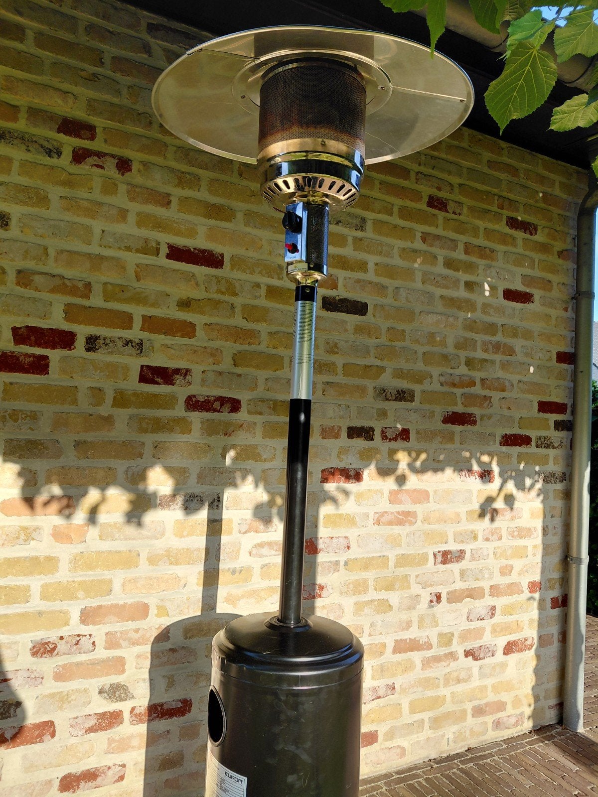Euron terrasverwarmer op gas, Ophalen, Gas