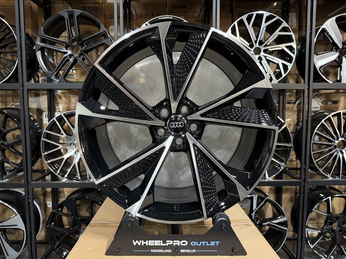 21 inch AUDI RS velgen 5X112 Q7 SQ7 Q8 ETRON S SQ A6 A7 A8, Auto-onderdelen, Gebruikt, Velg(en), -, -