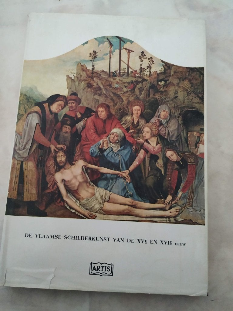 oud  vintage antieken historia boek De vlaamse schilderkunst, Boeken, Ophalen of Verzenden