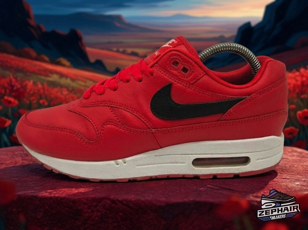 Nike Air Max 1 ID 'Habanero Red' EU42 2019, Autres couleurs, Nike, Porté, Baskets