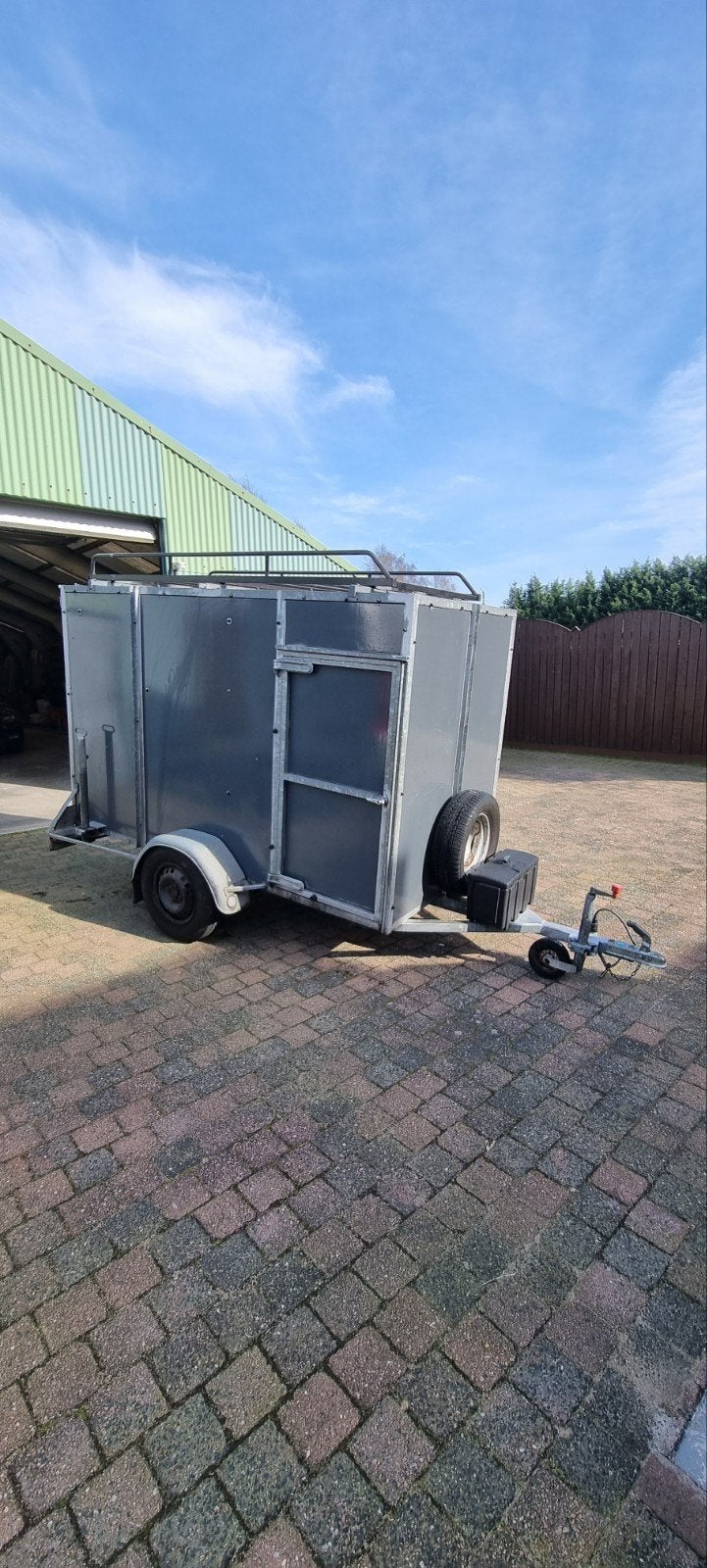Aanhangwagen/ bakwagen, enkelasser, ongeremd., Auto diversen, Ophalen, Gebruikt