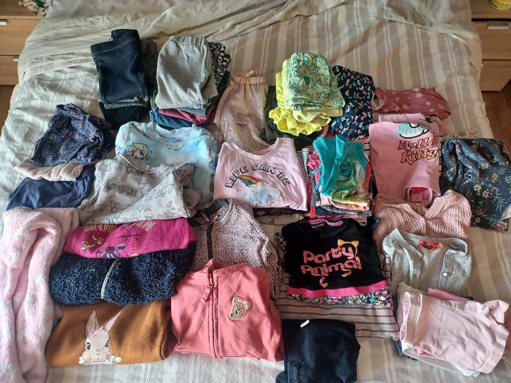 Kledij meisje 92, Kinderen en Baby's, Kinderkleding | Maat 92, Ophalen, Gebruikt, Meisje