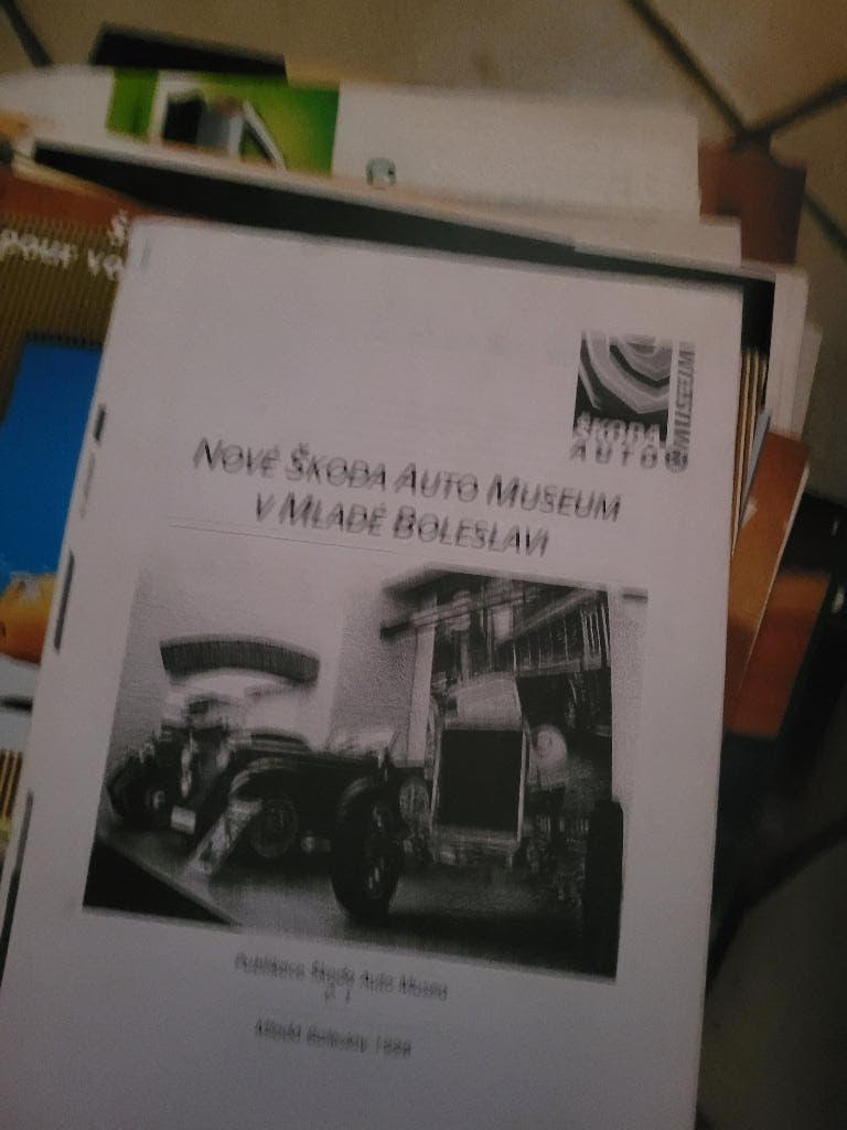 Brochure Musee Skoda Auto - Stock Ancienne Concession, Livres, Enlèvement, Utilisé