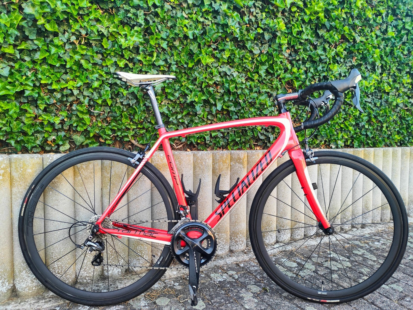 Carbon racefiets specialized tarmac koersfiets road bike, 28 inch, Carbon, Zo goed als nieuw, Meer dan 20 versnellingen
