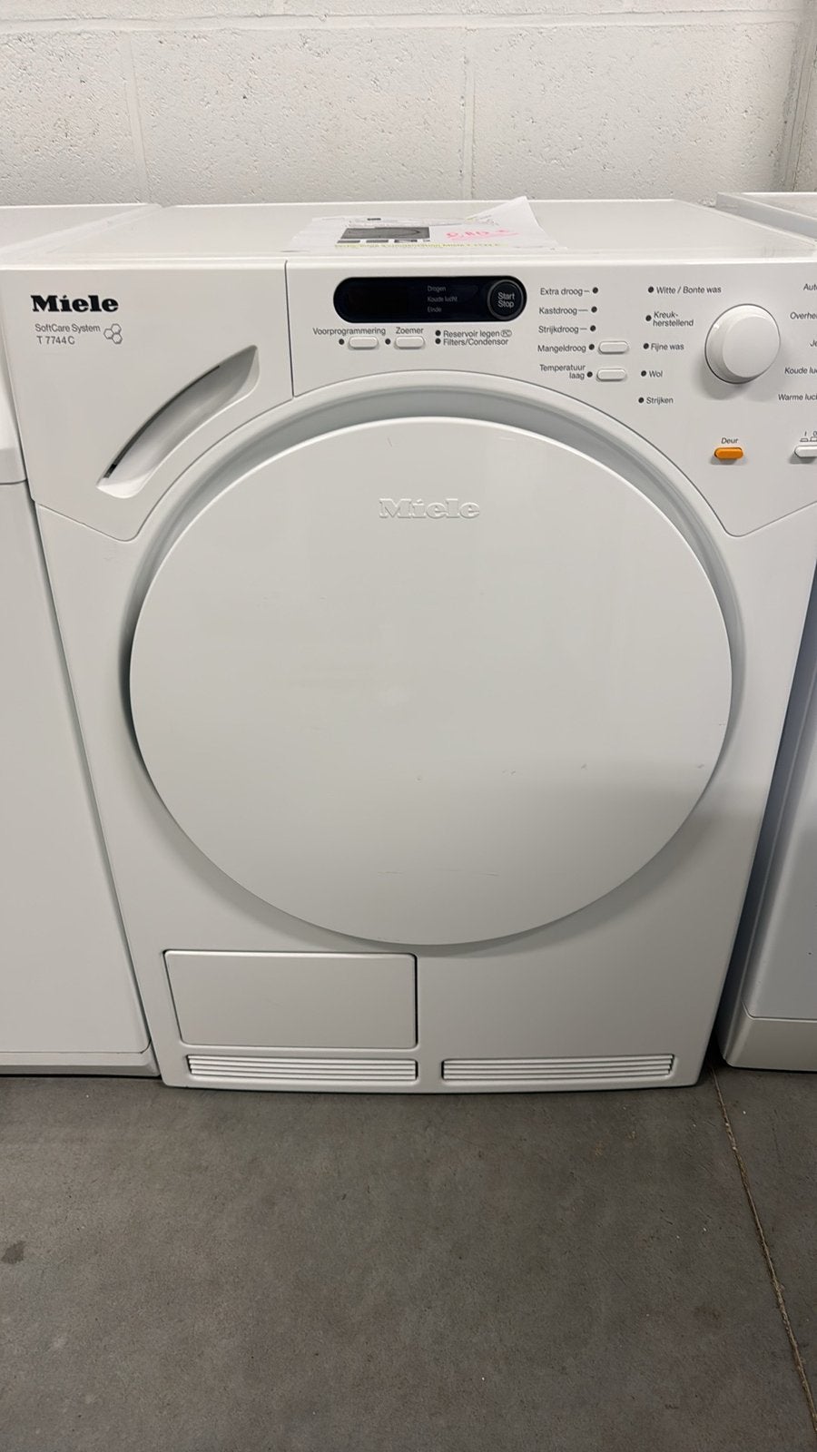 MIELE wasdroger, Elektronische apparatuur, Droogkasten, Ophalen, Miele, 6 tot 8 kg, Minder dan 85 cm