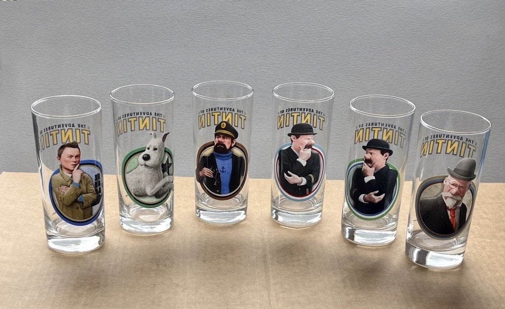 Tintin-Lot verres- Le secret de la Licorne -2011 - Spielberg, Envoi