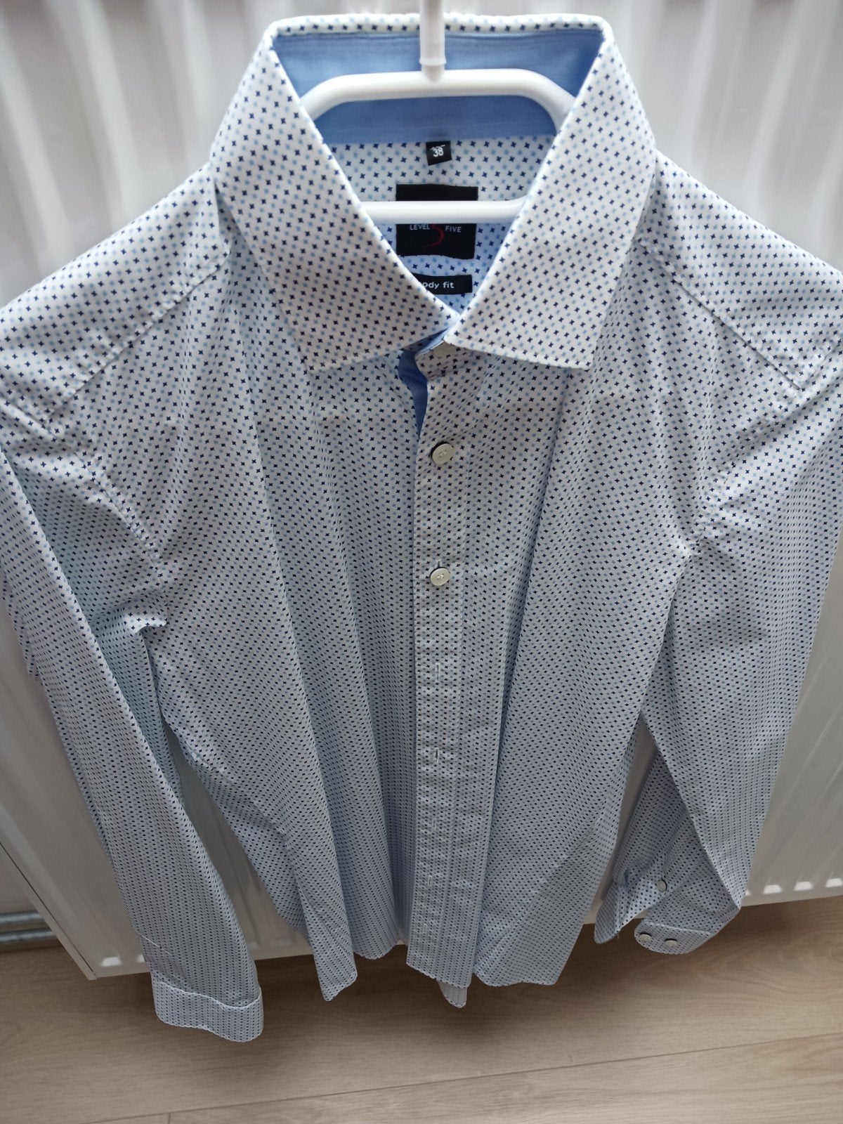 Hemd merk Olymp te koop.M 38 body fit, Enlèvement, Comme neuf, Olymp, Tour de cou 38 (S) ou plus petit