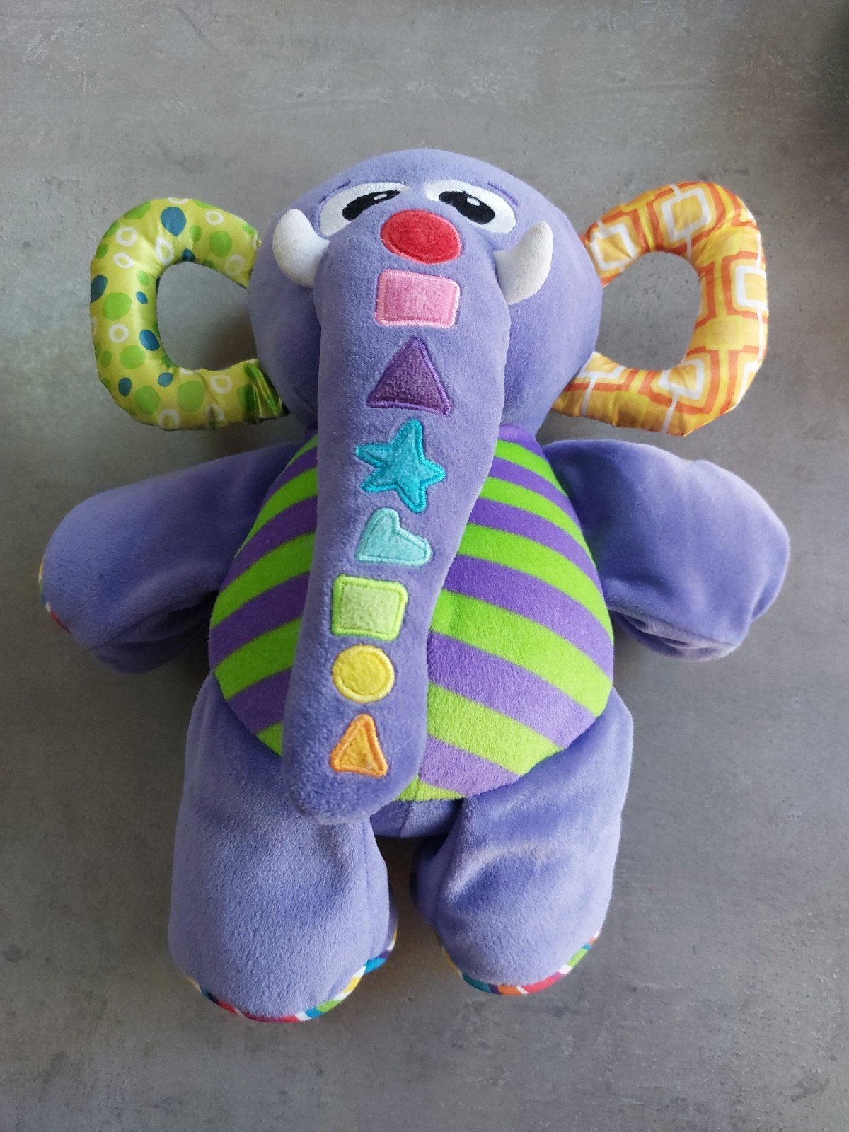 Lamaze olifant, Paars, Interactief, Ophalen of Verzenden, Zo goed als nieuw