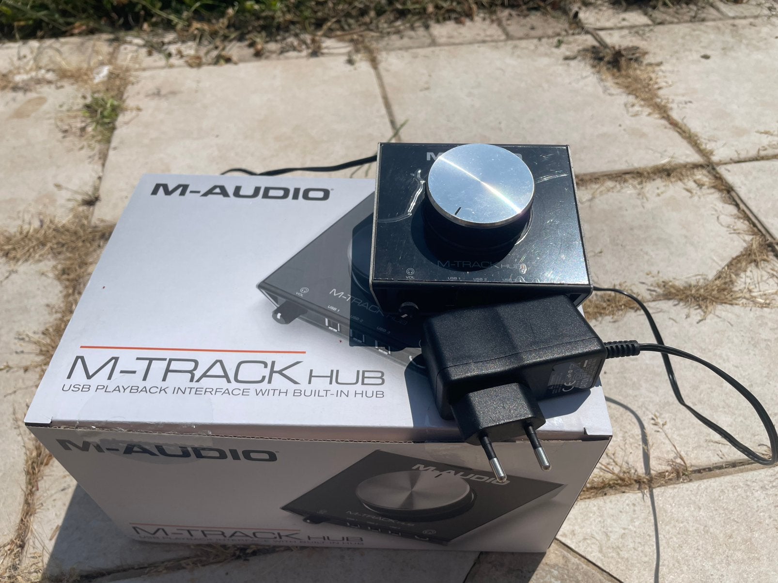 M-Audio HUB usb audio interface 2 outputs, TV, Hi-fi & Vidéo, Enlèvement ou Envoi, Comme neuf, Audio