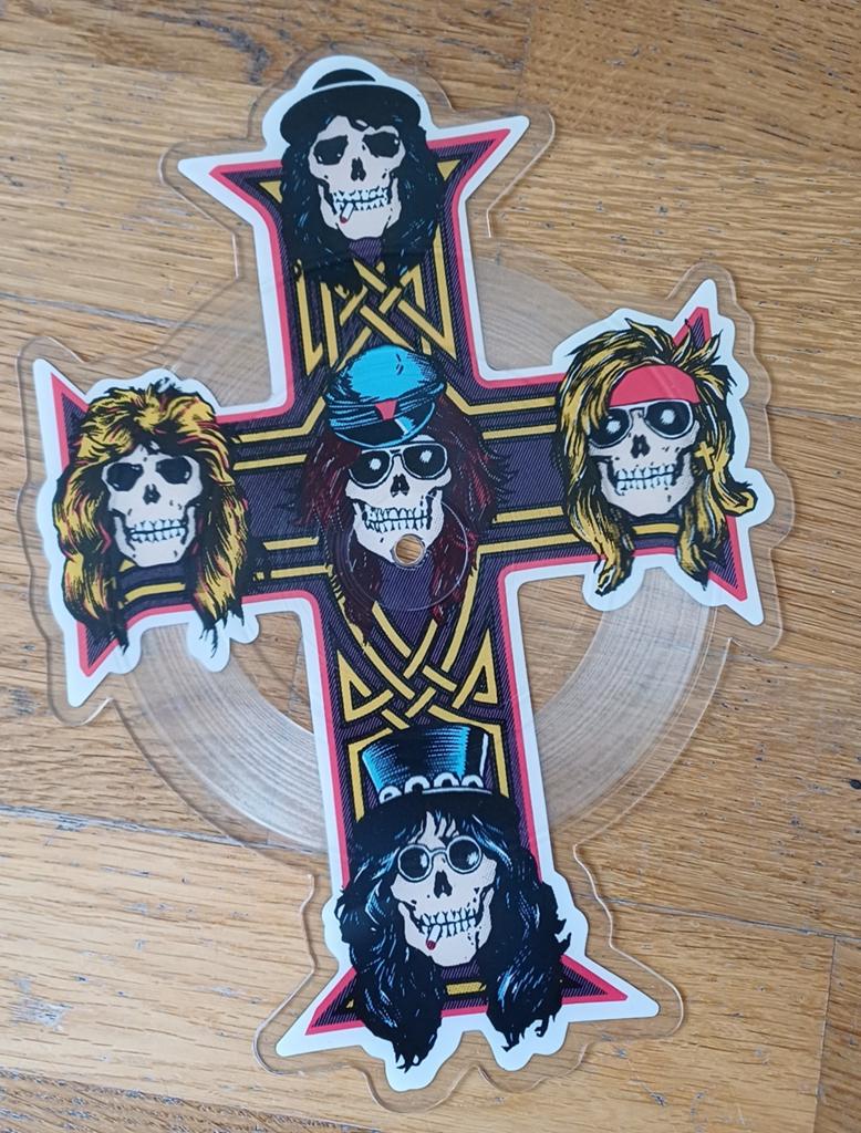 GunsN'Roses pict disc Éd  lim  Ed 1989 Sweet Child o' mine, CD & DVD, Vinyles | Classique, Édition limitée, Enlèvement
