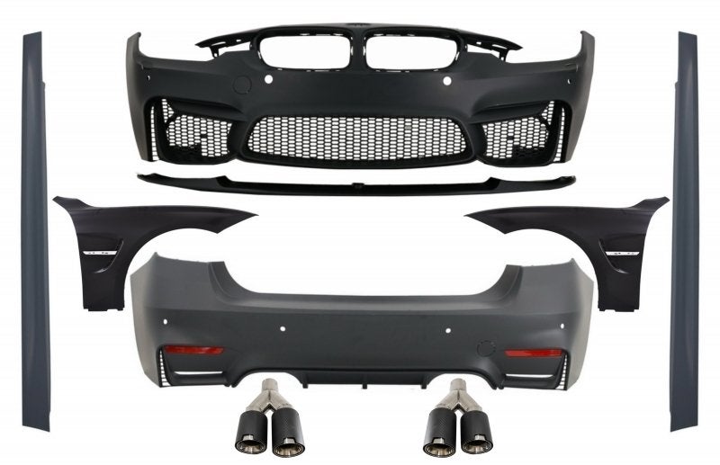 Body kit BMW 3 serie F30 (2011-2019) EVO II M3 CS style, Neuf, Enlèvement ou Envoi, Avant, Mbg@ziggo.nl