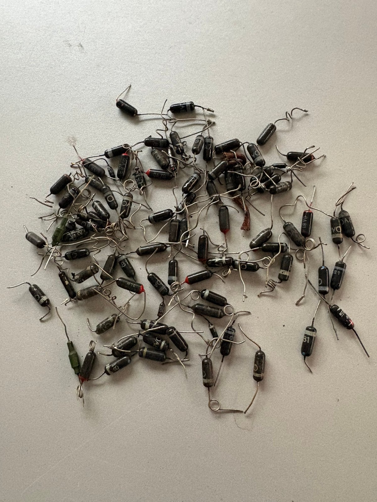 Set vintage germaniumdiodes (OA81, OA70, enz.) Audio, Ophalen of Verzenden, Gebruikt