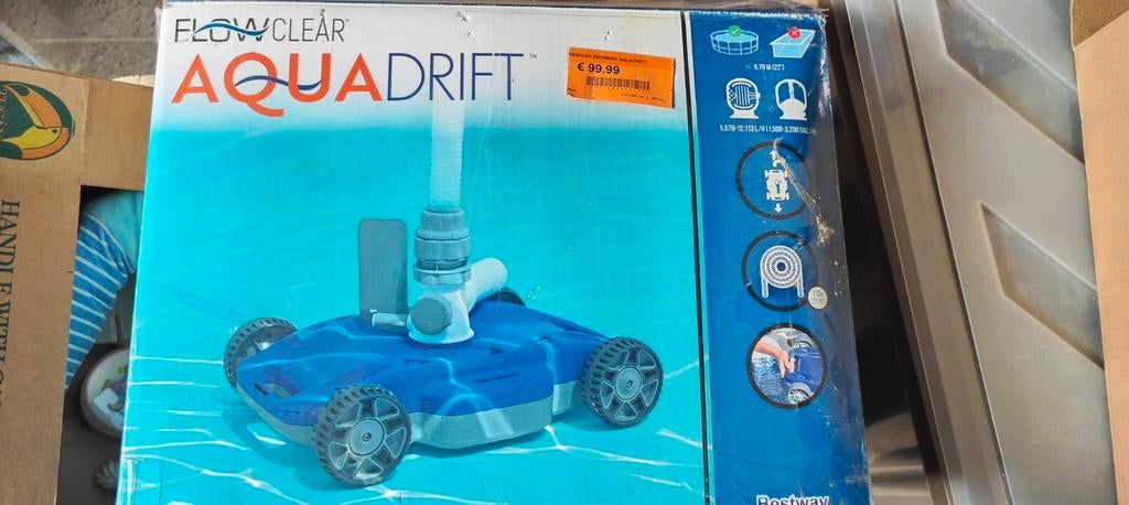 Bestway Flowclear AquaDrift automatische zwembadstofzuiger., Tuin en Terras, Zwembad-toebehoren, Nieuw, Reinigingsmiddel, Ophalen